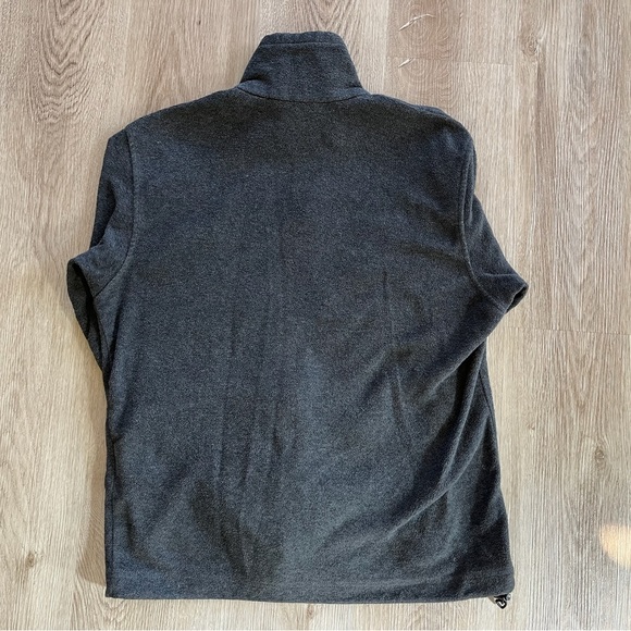 Columbia Fleece Zip Jacket - Charcoal Gray (Mens M) - Picture 2 of 3